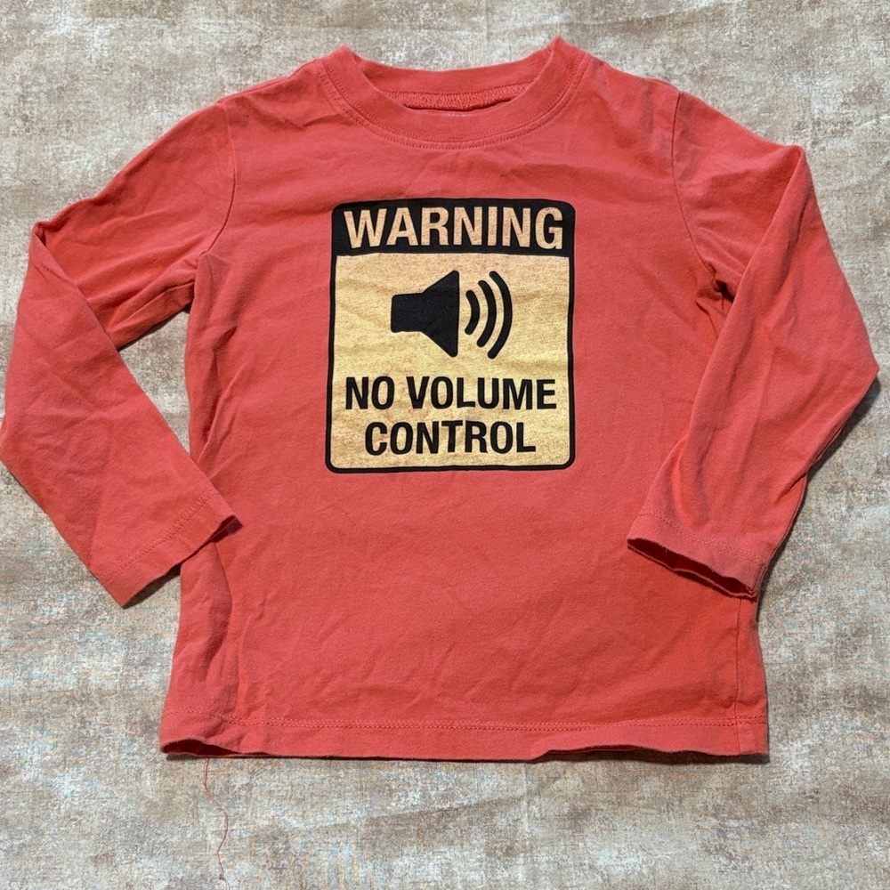 OshKosh B'gosh Red Long Sleeve Tee with Fun Print